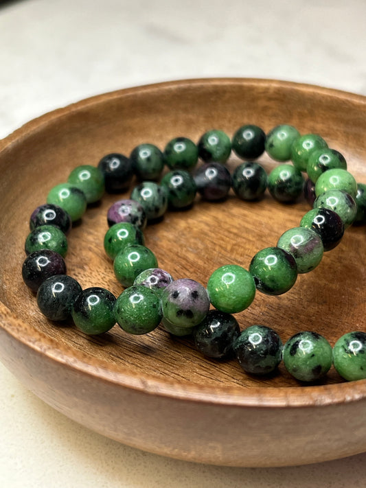 Ruby Zoisite Bracelet