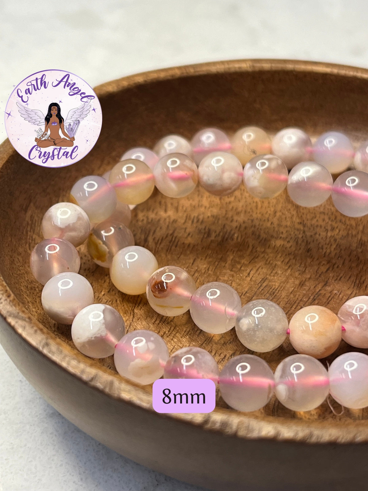 Flower Agate Bracelet