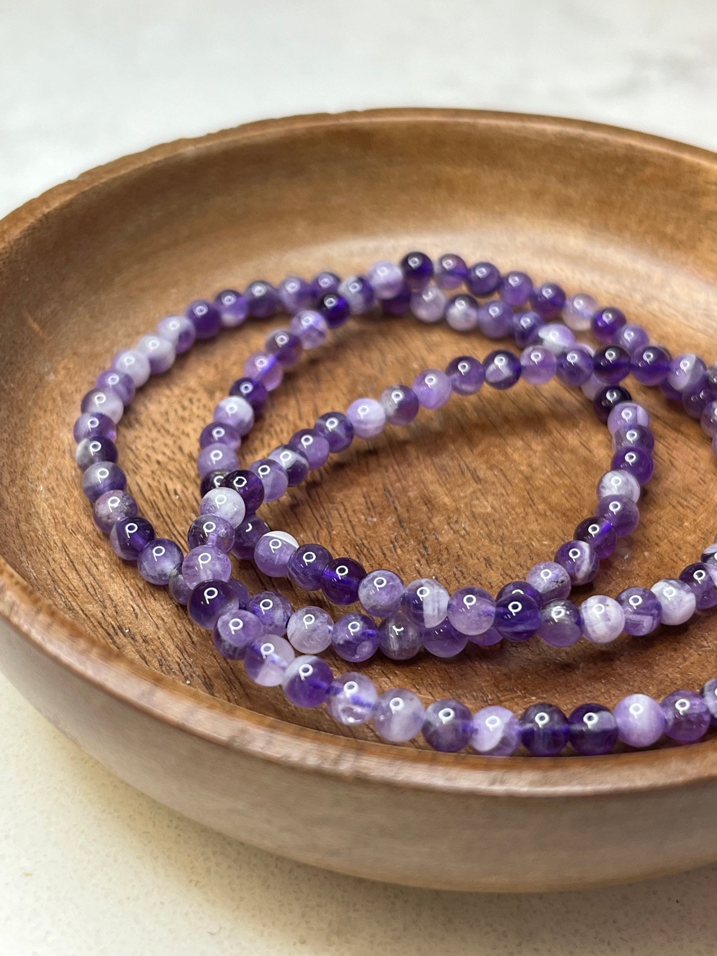 Chevron / Dream Amethyst Bracelet