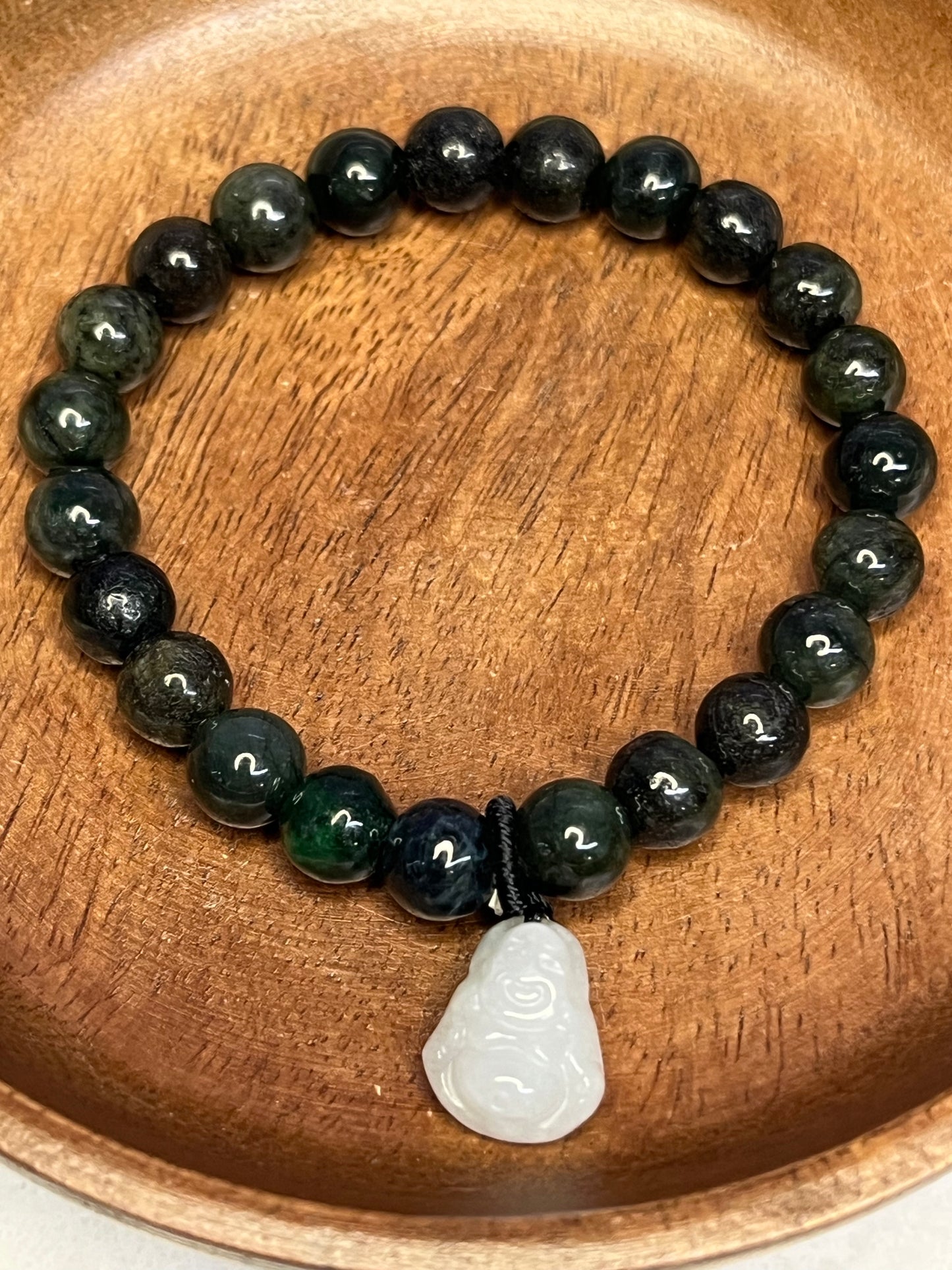 Jade Buddha Charm Bracelet