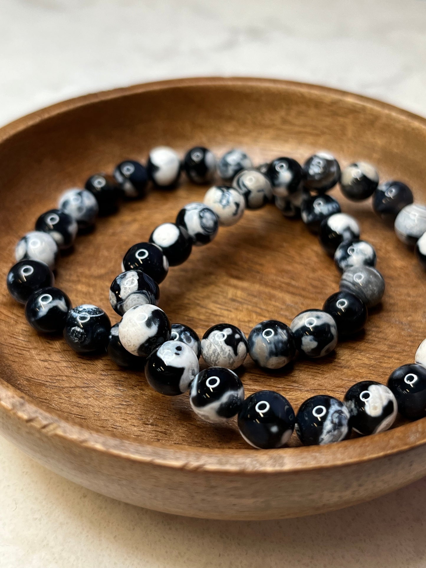 Orca Agate Bracelet